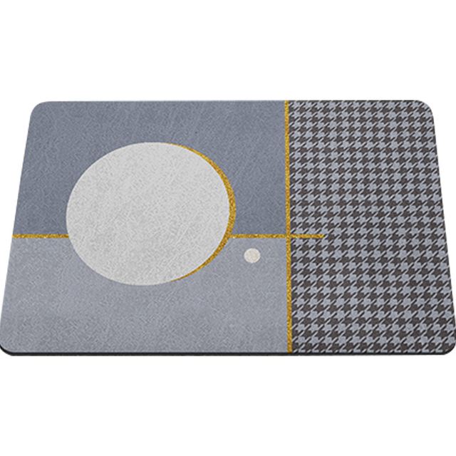 TMDM Anti-mildew Anti-slip Bath Mat Rubber Mat Diatomite Soft Mat