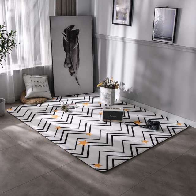 TMFL221215 Large Size Area Rug Indoor Living Room Rug Soft Non-slip Rug