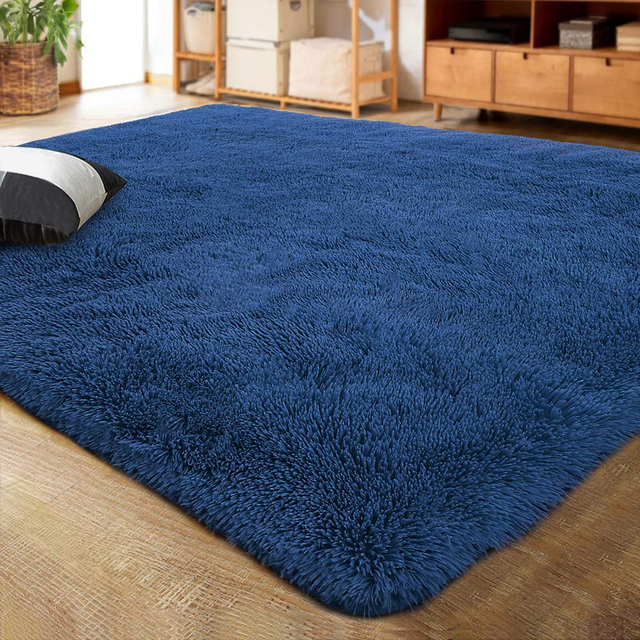 TMPS3018 Fuzzy Rug for Bedroom Shaggy Rug for Living Room