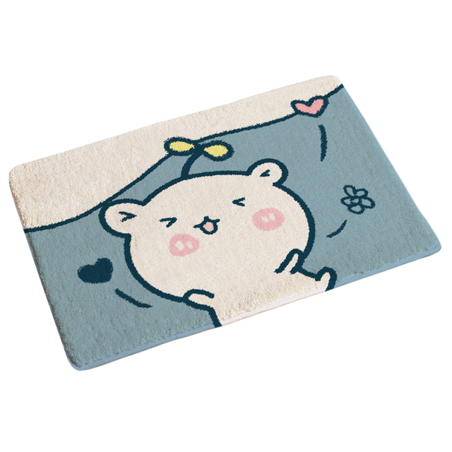 TMF7080 Plush Microfiber Bath Rug Chenille Floor Mat Untra Soft Washable Dry Fast Kitchen Mat Bedroom Mat